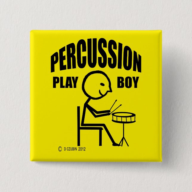 Percussion Play Boy Button (Front)