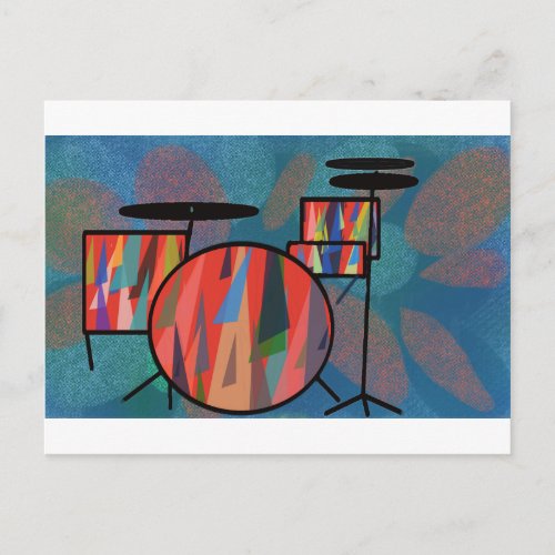 Percussion Postcard