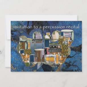 Percussion Recital Invitation