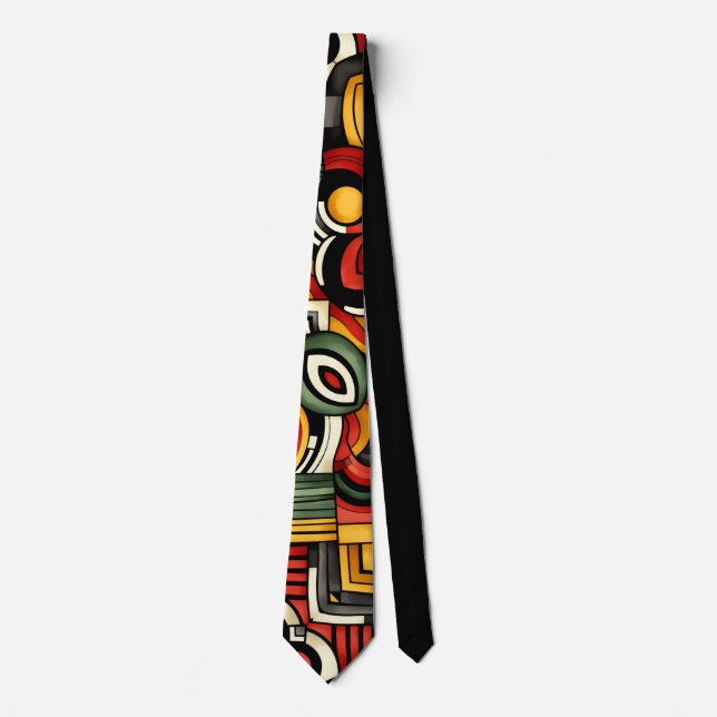 Percussion Rhythms Neck Tie (Front)