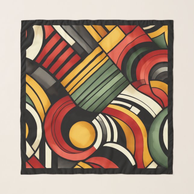 Percussion Rhythms Scarf (Front)