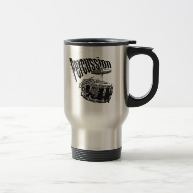 Percussion/ Silver Travel Mug (Right)
