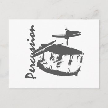 Percussion/ Snare Postcard by hamitup at Zazzle