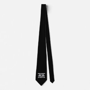 Percussion The Only Section That Doesn't Blow Band Neck Tie