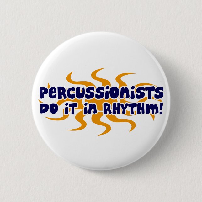 Percussionist Rhythm Button (Front)
