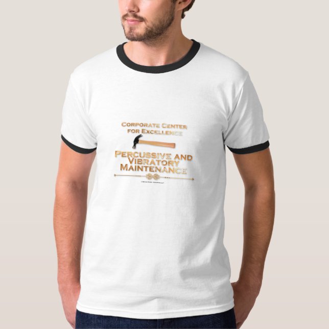 Percussive Maintenance shirt (Front)