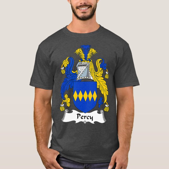 Percy Coat of Arms  Family Crest T-Shirt (Front)