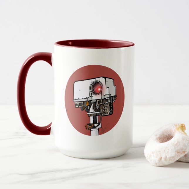 Percy the Mars Rover Mug (With Donut)