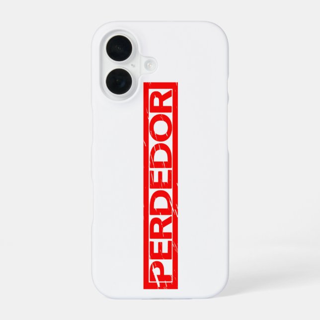 Perdedor Stamp Iphone Case (Back)