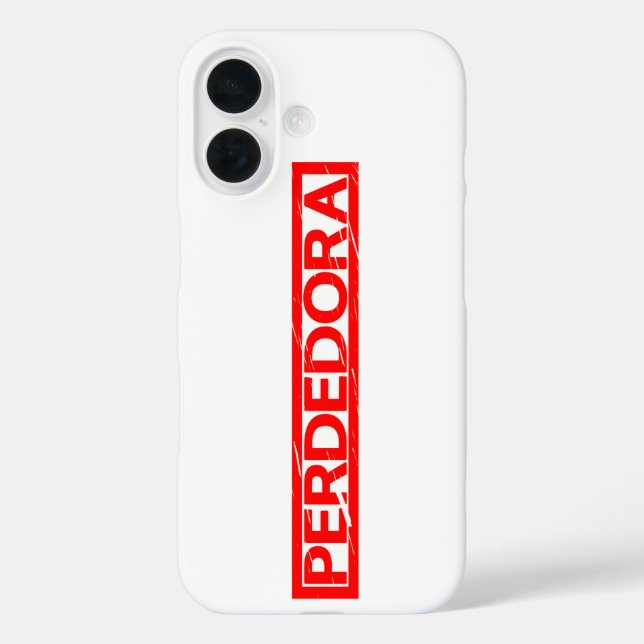 Perdedora Stamp Case-Mate iPhone Case (Back)