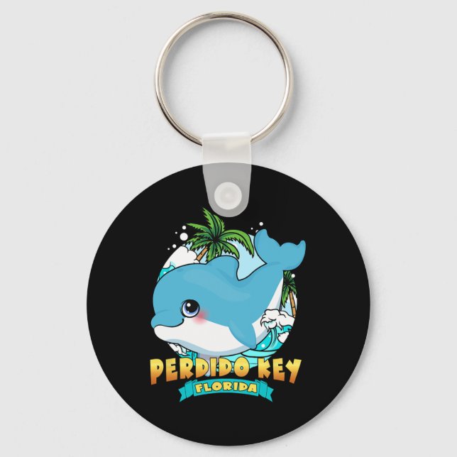 Perdido Key Florida Cute Ba  Keychain (Front)