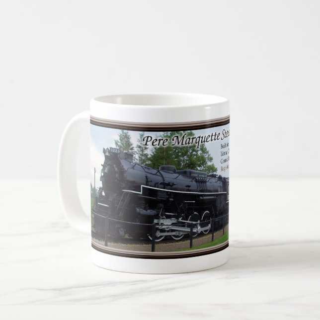 Pere Marquette Steam Locomotive mug (Front Left)