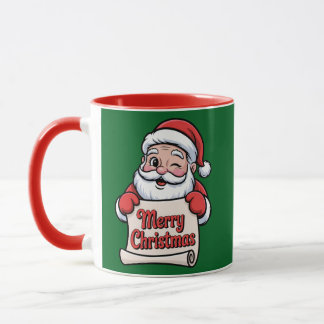 Père Noël Clin d'Œil 🎅 "Merry Christmas" Mug