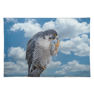 Peregrine Falcon along the Hudson River Cloth Placemat