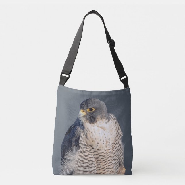 Peregrine Falcon along the Hudson River Crossbody Bag (Front)