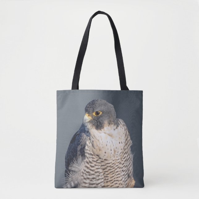Peregrine Falcon along the Hudson River Tote Bag (Front)