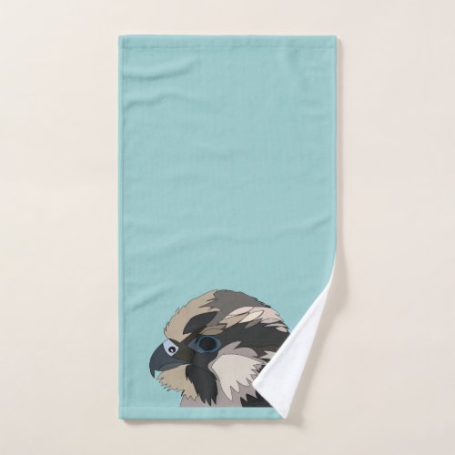 Peregrine Falcon Bird Art Hand Towel