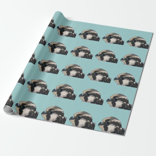 Peregrine Falcon Bird Art Wrapping Paper