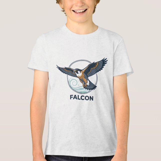 Peregrine falcon   Boys' T-Shirts (Front)