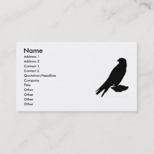 Peregrine Falcon Business Card