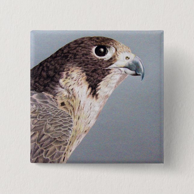 Peregrine Falcon Button (Front)