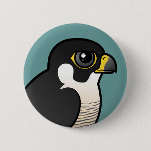 Peregrine Falcon Button