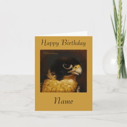 Peregrine Falcon Card