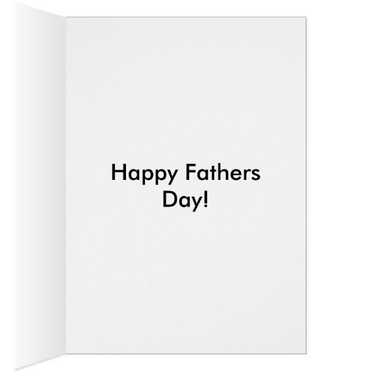 Peregrine Falcon Fathers Day Card (Inside (Right))