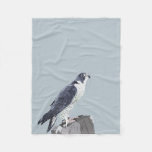Peregrine Falcon Fleece Blanket at Zazzle