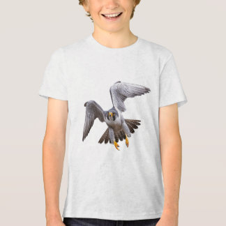 Peregrine falcon flying Tri-Blend shirt