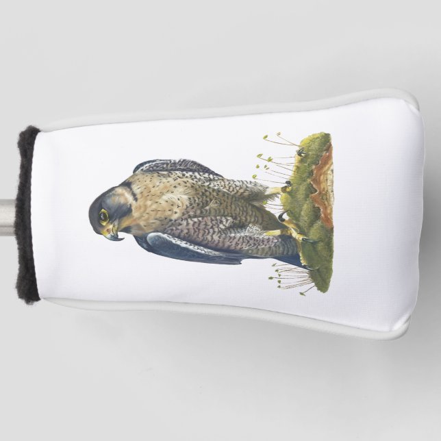 Peregrine Falcon  Golf Head Cover (Front)