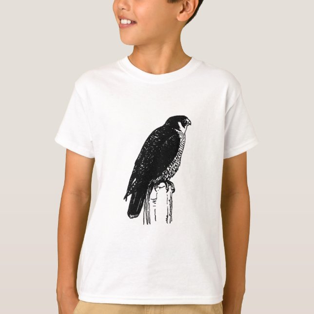 Peregrine Falcon (illustration) T-Shirt (Front)