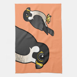 Cute Peregrine Falcon Kitchen Towel 16