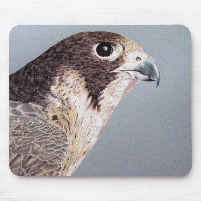 Peregrine Falcon Mouse Pad (Front)