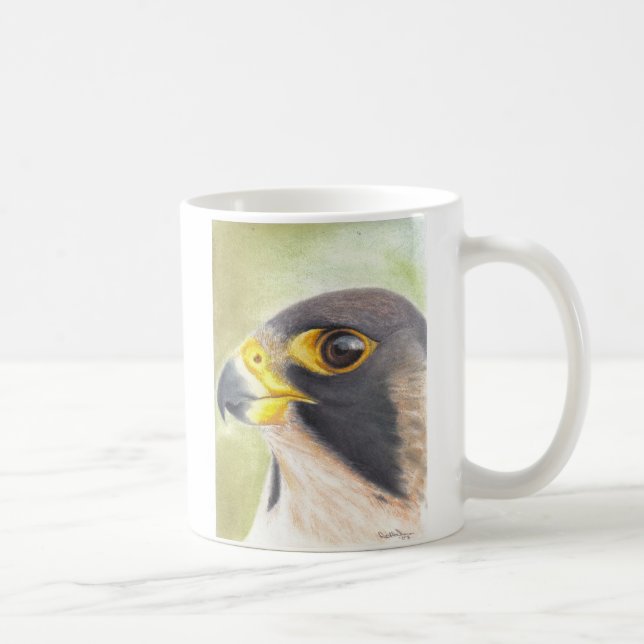 peregrine falcon mug (Right)