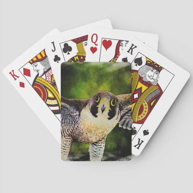 Peregrine Falcon Poker Cards (Back)