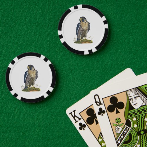 Peregrine Falcon  Poker Chips