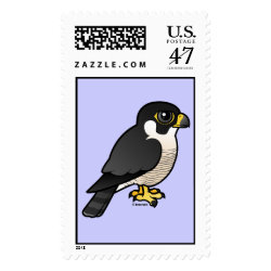 Cute Peregrine Falcon Large Stamp 2.5