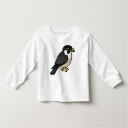 Cute Peregrine Falcon Toddler Long Sleeve T-Shirt