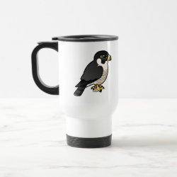 Cute Peregrine Falcon Travel / Commuter Mug