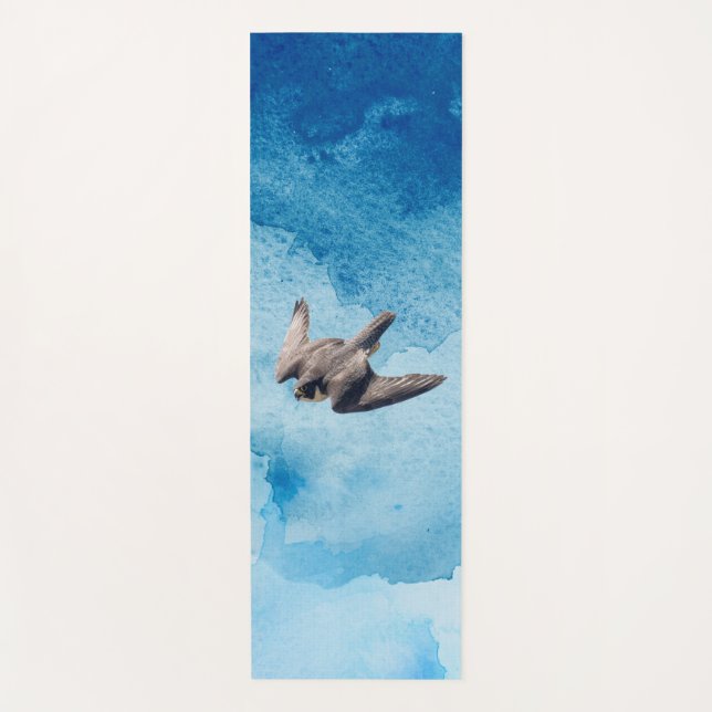 peregrine falcon   yoga mat (Front)
