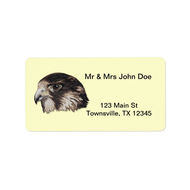 Peregrine Faux Embroidery Label (Front)