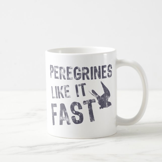 Peregrines Like It Fast Coffee Mug (Right)