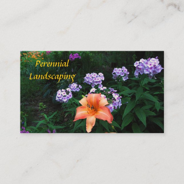 Perennial Landscaping Business Card (Front)