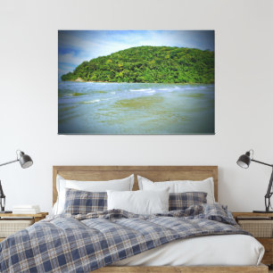 Perequê Beach Guarujá Brazil Canvas Print