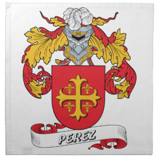 Perez Family Crest Napkin