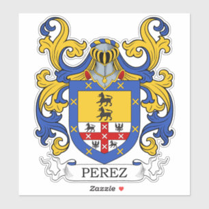 Perez Family Crest Sticker