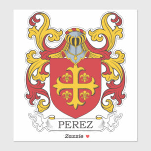 Perez Family Crest Sticker