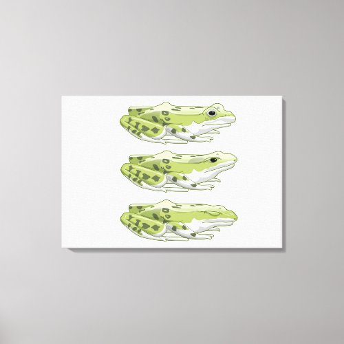 Perez Frog Canvas Print