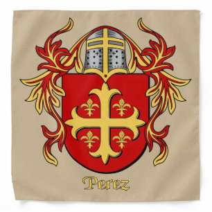 Perez Historical Coat of Arms Bandana